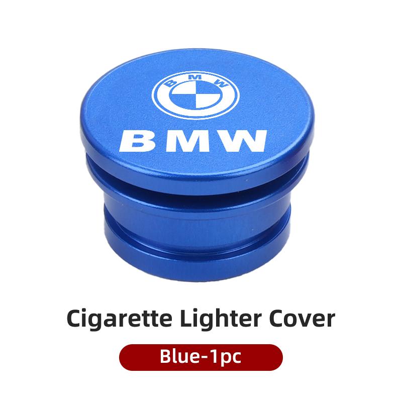 BIFL6 New 2025 Metal Car Cigarette Lighter Cover Decorative Cover DustProof Dust Cover Auto  Accessories For BMW E46 E90 E60 F30 F10 E