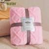 Velvet Coral Fleece Jacquard Blanket - Thickened and Soft Household Gift Blanket