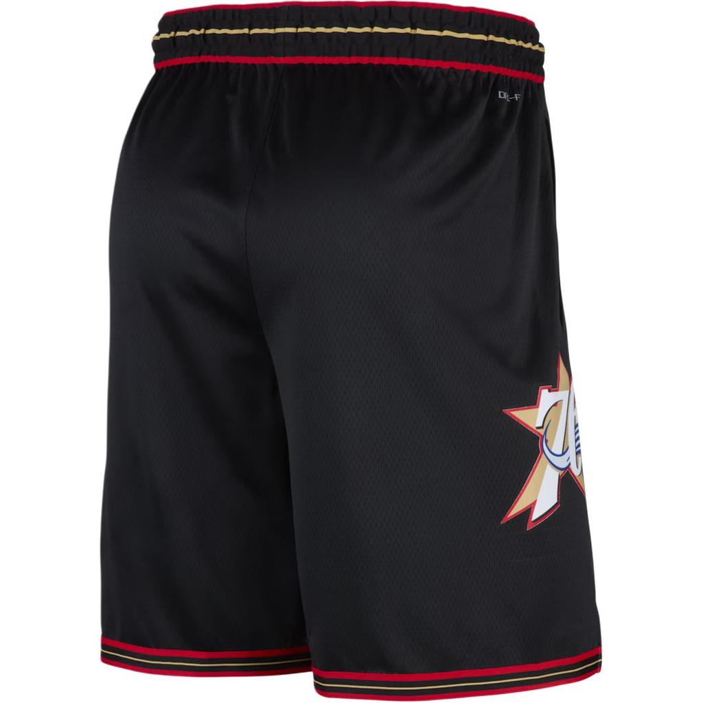 Nike Philadelphia 76ers Dri-Fit NBA Logo Moisture-Wicking Elastic Waist Basketball Shorts Men shorts HM4841-010
