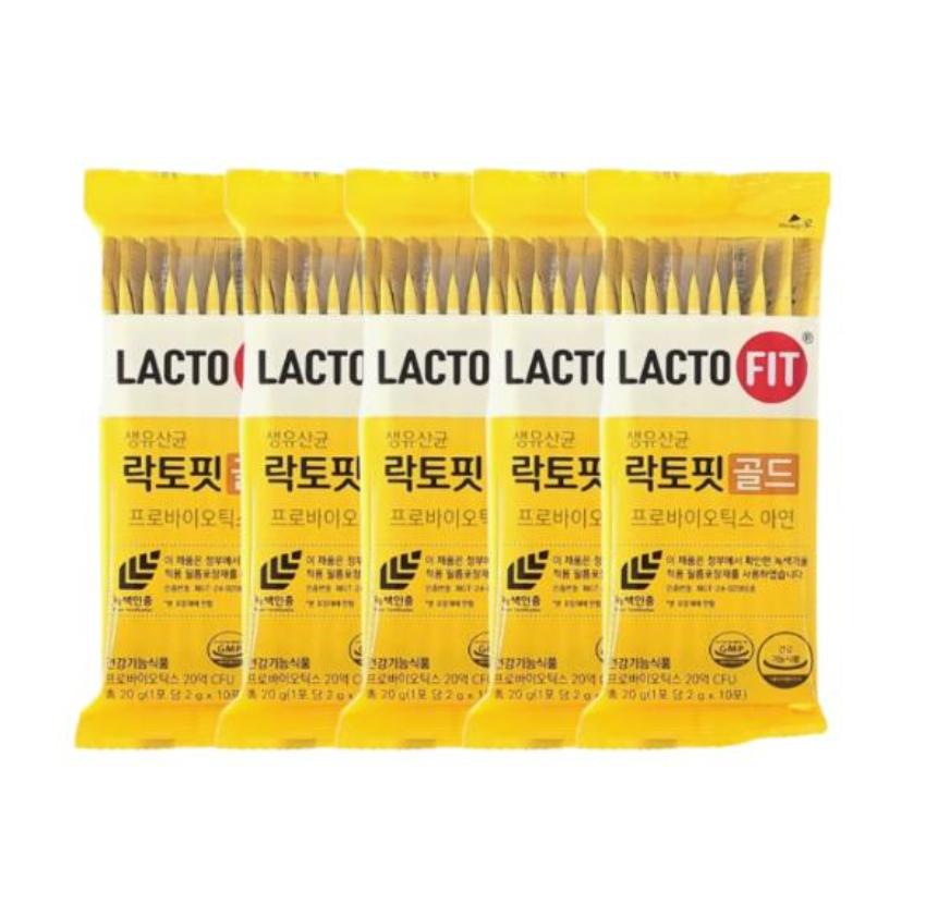 

Lacto-Fit Gold Daily Probiotic ( 10 Sticks x 5 ) 10 Sticks x 5