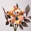 Handmade Artificial Eucalyptus Berries Green Plants Plastic Foliage Red-flowering Gum Branch Real Touch Simulation Gum-nut