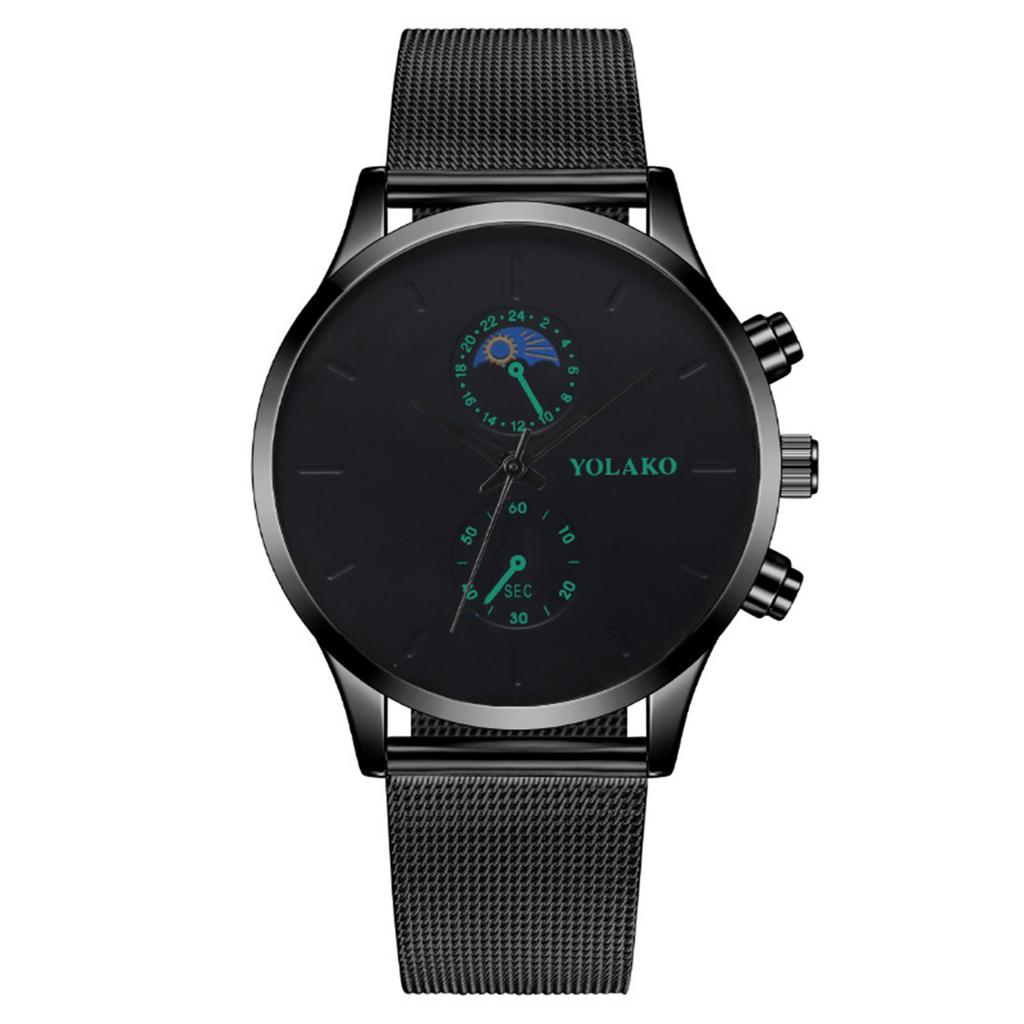 Men's Luminous Running Alarm Clock Watch