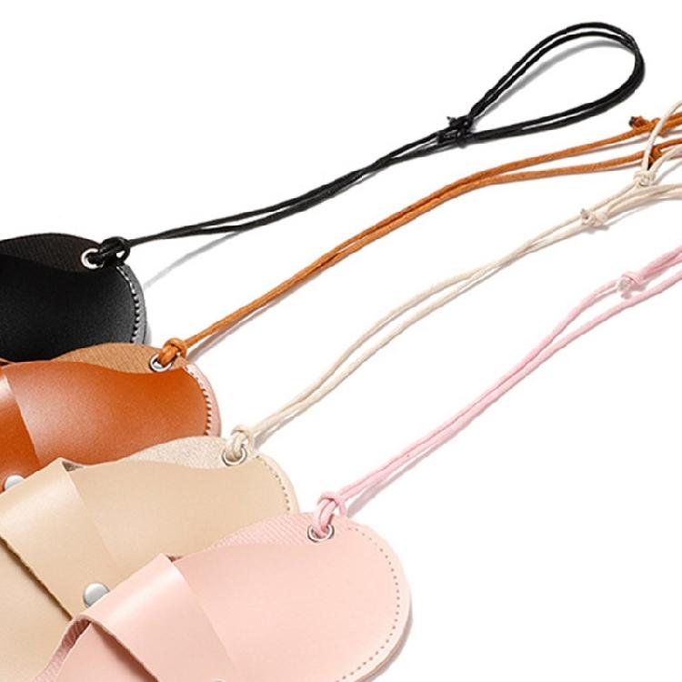 Everyday Use Neck Glasses Storage PU Leather Hanging Neck Glasses Clip for Busy Professionals And Adventurers