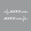 Car Styling Body Side Windows Decal Logo Sticker Decor Accessories For Honda Mugen Power Civic Accord Odyssey Jazz CRV Spirior RF6