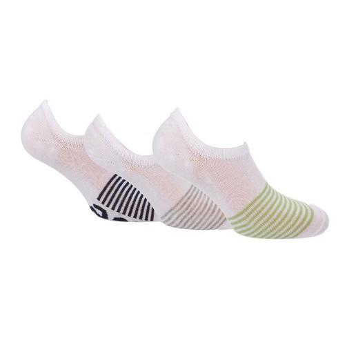 Lee Unisex Adult Striped Liner Socks (Pack of 3)