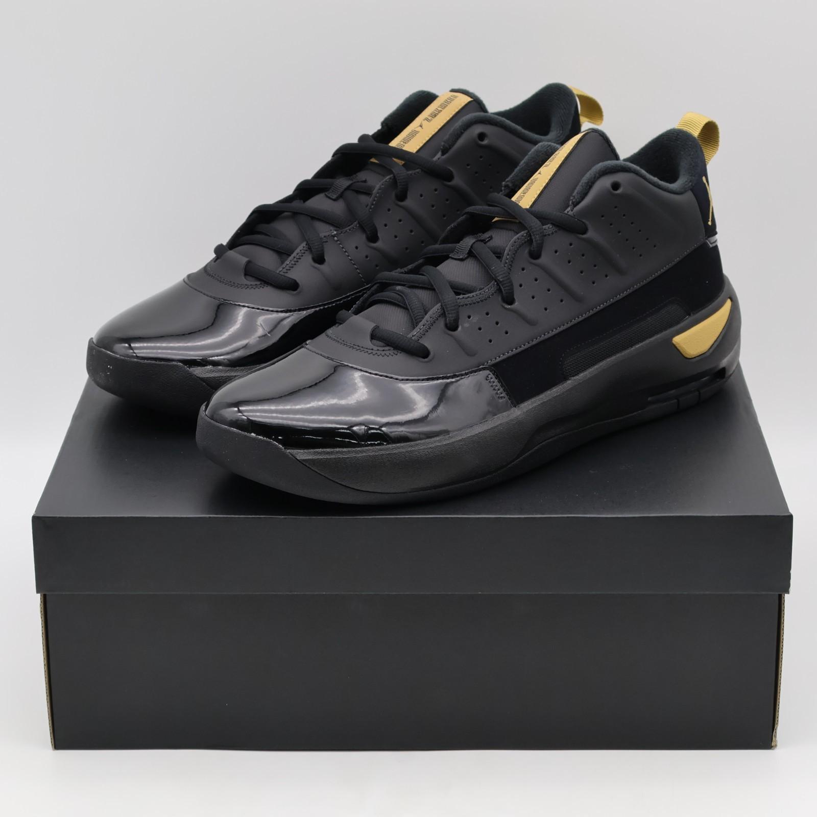 HQ2091-007 Nike Jordan Max Aura 7 Черный Черный Металлик Золотой (Мужской) 13