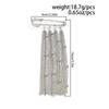 Creative Beaded Heart Shaped Tassel Metal Brooches Adjusting The Pant Legs Belt Safety Pin Versatile Clothing