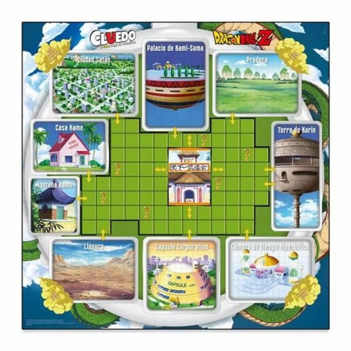 Jeu de société - Eleven Force - Cluedo Dragon Ball Z - Espagnol - Âge 8+ - Mixte