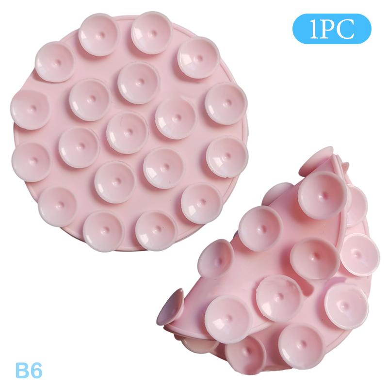 1/5Pcs Vase Anti-Toppling Sticker Silicone Suction Cup Sticker Double-Sided Easy Adhere,Prevent Knocking Over Vase Fixed Sticker