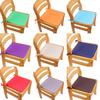 40x40cm Seat Cushions Outdoor Indoor Square Soft Tie On Chair Pad Decor Home