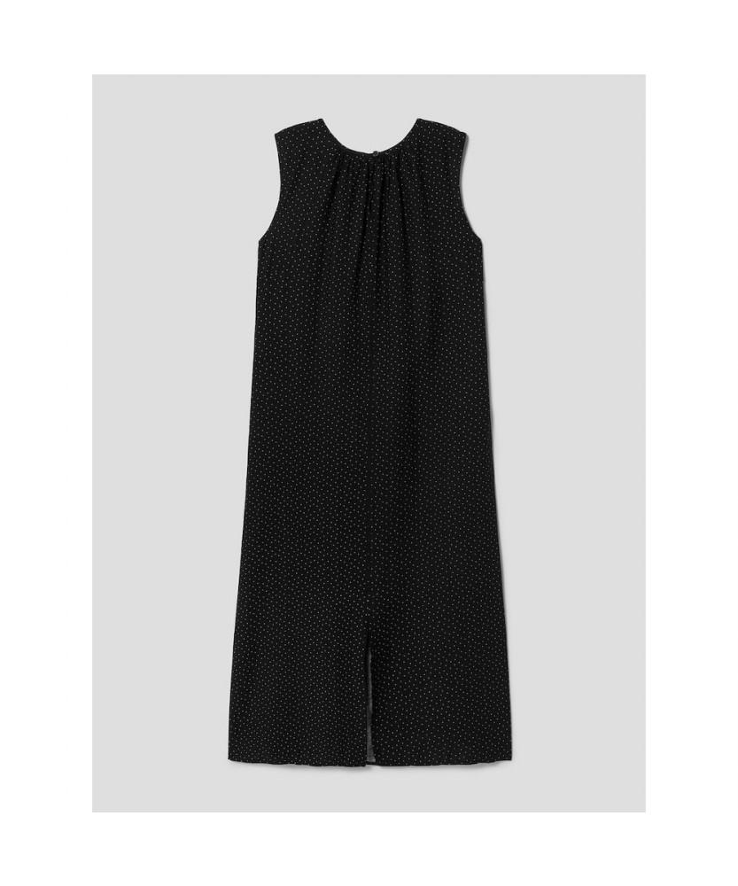 8SECONDS Sleeveless Dot Maxi Dress Black