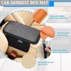 PU Leather Center Console Armrest Cushion Thicken Car Elbow Support Pad  Center Console