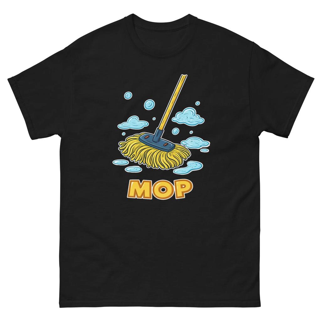 Mop Popular Illustration Object T-Shirt