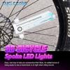 32LED Bicycle Wheel Spoke Light Colorful Mountain Road Bike Spoke Safety Warning Signal Lamp Without Battery Cycling Accessories