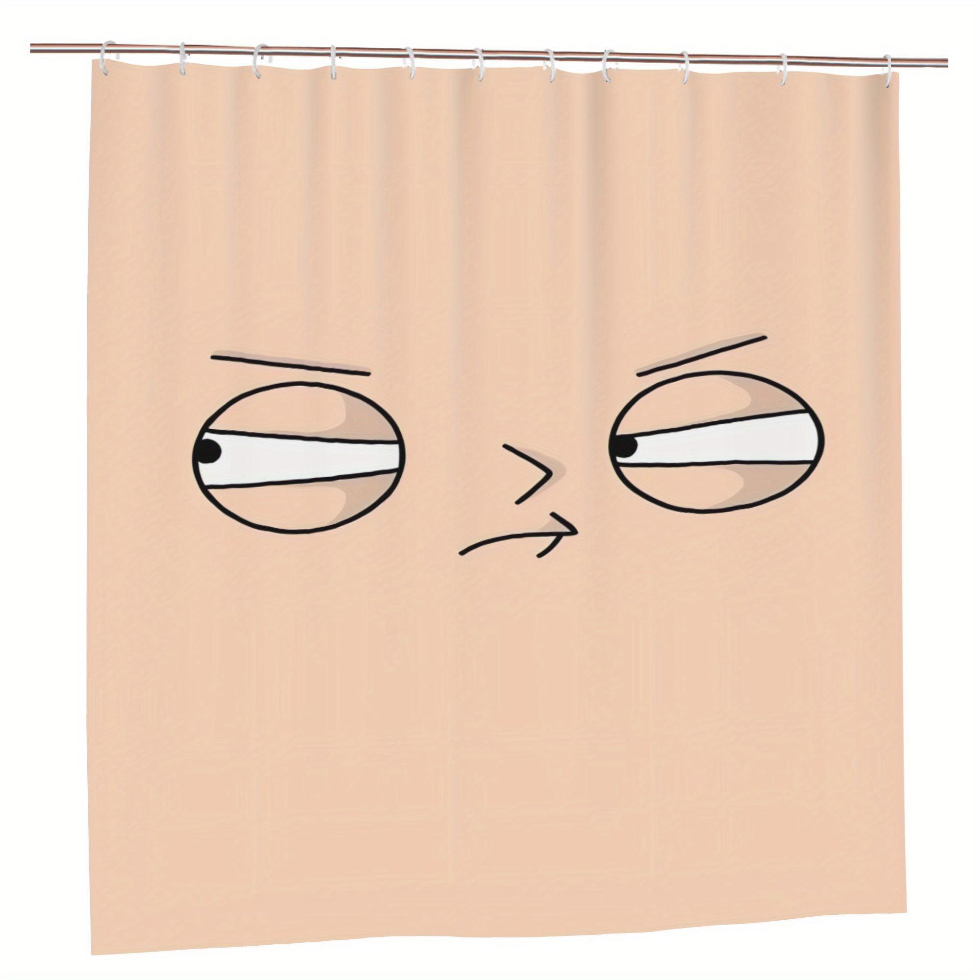

Design Inspired By Family Guy, Washable Polyester W60H190(CM)-1 Pcs