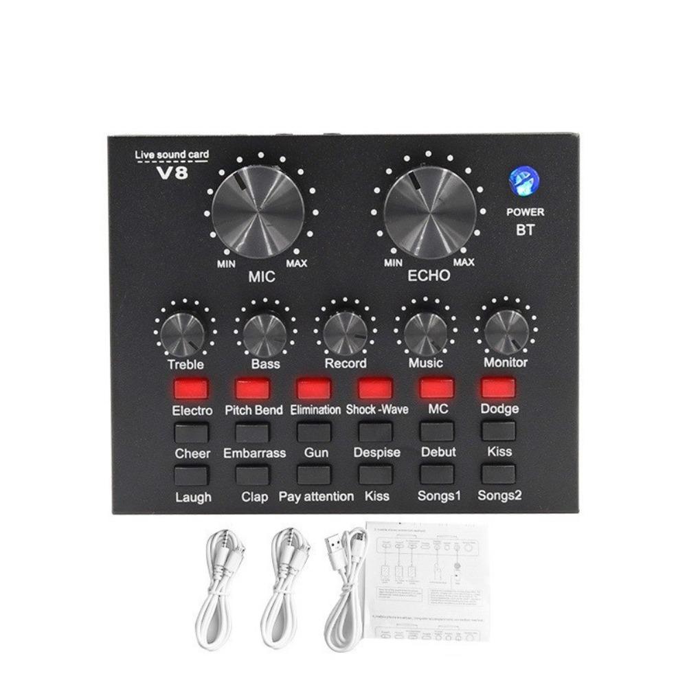 Streaming Condenser Microphone Kit BM800 Voice Changer Microphone  Streaming Audio Smartphone