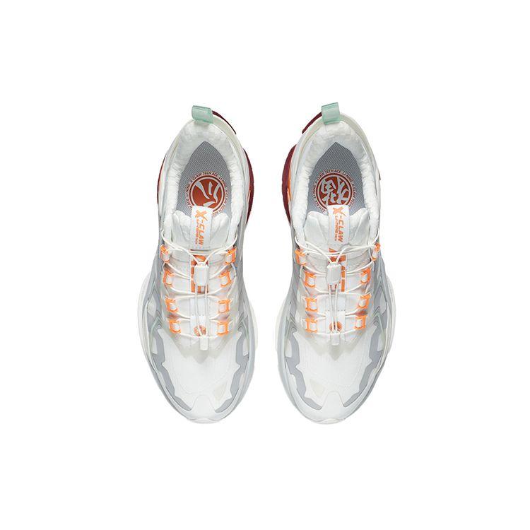 Li Ning Cat Paw Ace Fabric Synthetic Leather Trendy Non-Slip Wear-Resistant Lightweight Low-Top Sports Casual Shoes Men Sneakers White Gray AZGS025-3