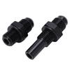 1Pair 6AN‑1Celsius4NPS   Oil Cooler Adapter Fitting Aluminium Alloy Rustproof Black