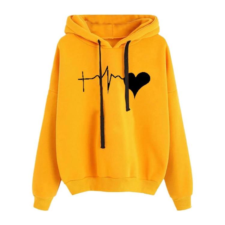 Women's Clothing Cartoon Printing Loose Bottoming Sweater Long Sleeved Casual Autumn Winter New
