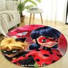 Personalized Ladybug Round Chair Office Rug - Perfect for Mat, Office Chair & More - Ideal Gift for Birthdays and Holidays