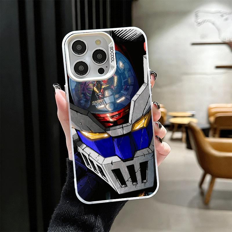 Custodia Antiurto per Telefono M-Mazinger Z Anime per iPhone 17 Air 16 16E 15 Pro Max 14 Plus 13 Mini 12 Cover Posteriore Anti-Caduta Fundas