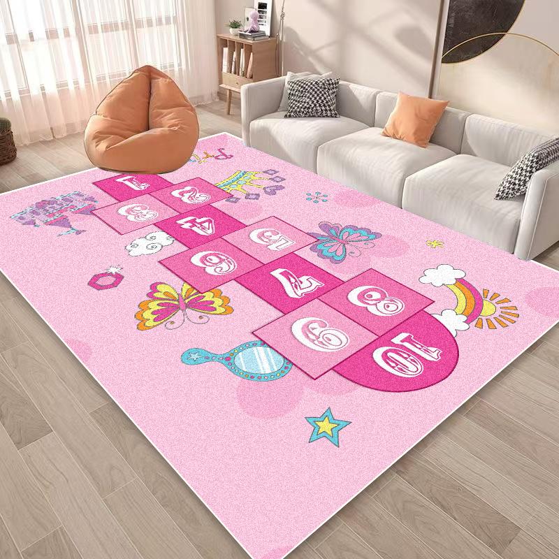 Modern Children Play Road Carpet Living Room Cartoon Home Decoration Baby Sofa Area Non-slip Rug Bedroom Soft Tatami Floor Mat