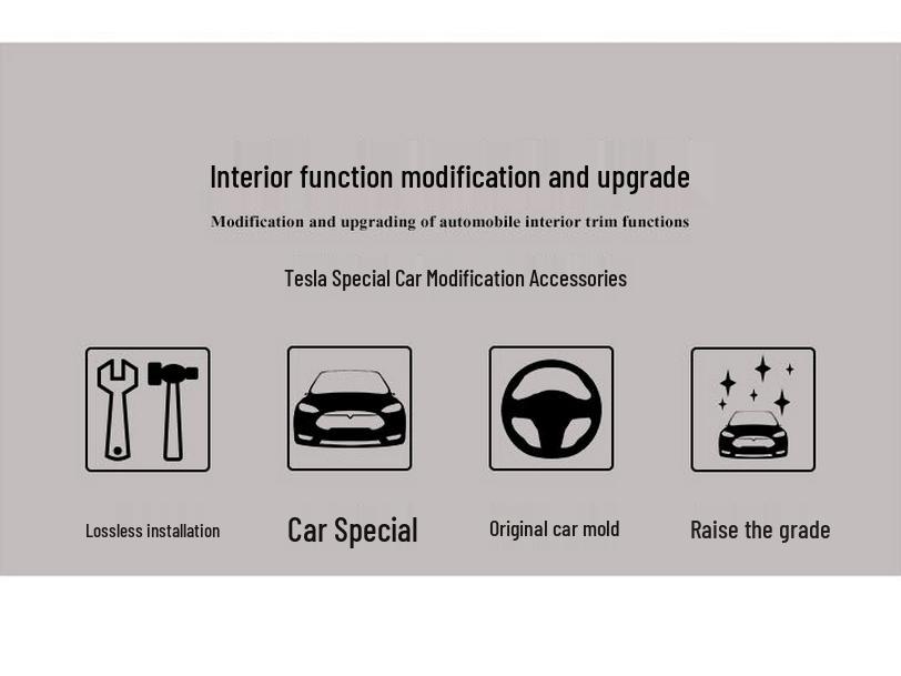 Tesla Model 3/Y/3+ Door Handle Protector Sleeve - Interior Accessory