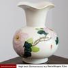 Hand-painted Peony Ceramic Vase for Hydroponic Flower Arrangement
