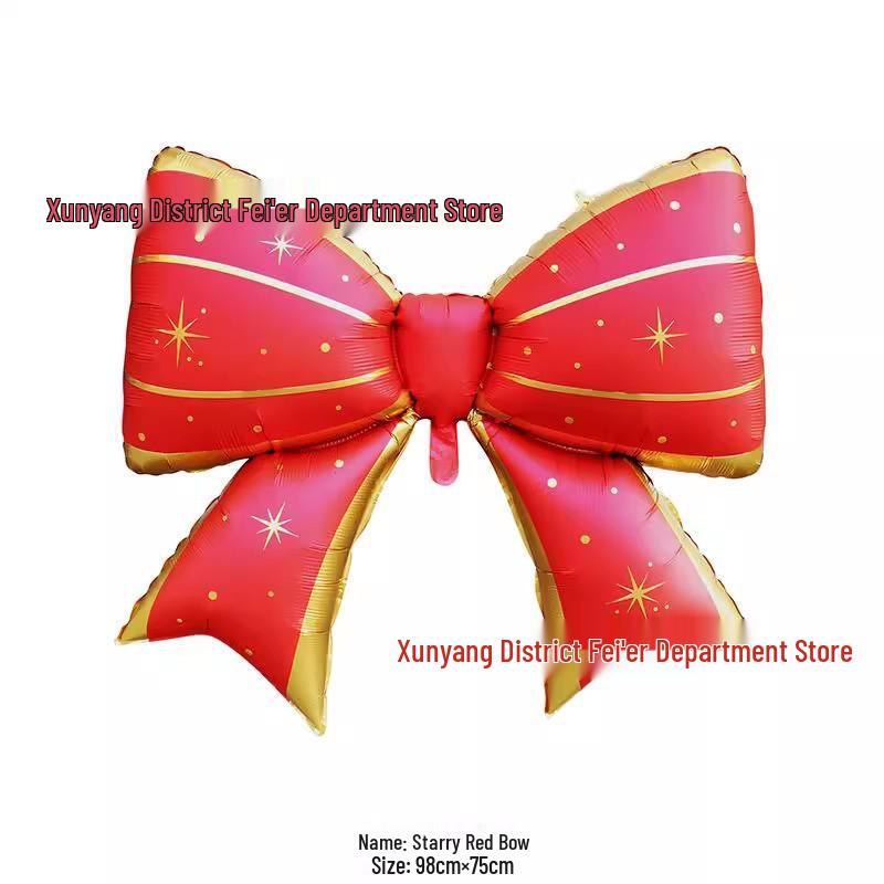2026 Large Bow Aluminum Foil Balloon for Children's Birthday, Adult Party, or Wedding Decoration