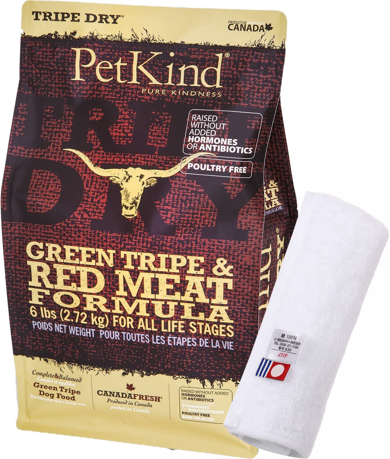 

PetKind Зеленый рубец и красное мясо 2,72 кг [Оригинальный набор полотенец для рук Имабари, дружественный к собакам] [Цвет полотенец: [Белый] [Аутентичный]