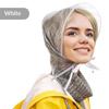Clear Reusable Waterproof Rain Hat With Wide Brim For Women Lady Outdoor Travel Hiking Gardening Shopping Beach Wind Protection