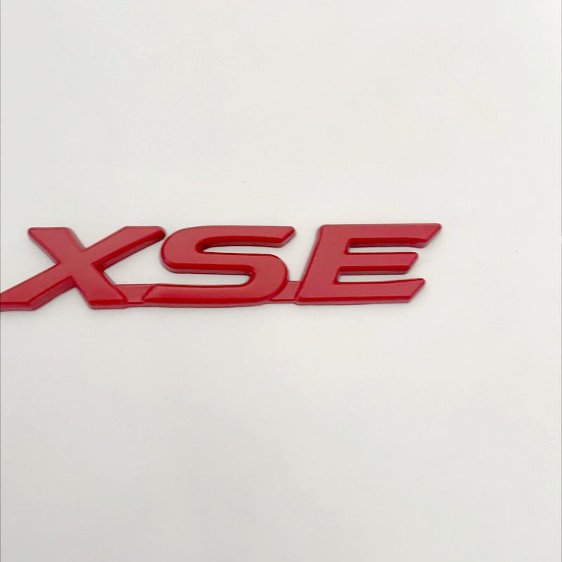 3D Metal SE XSE Logo Rear Trunk Emblem Badge Decals Sticker For Toyota Camry Sienna Highlander Corolla Car Styling Accessories