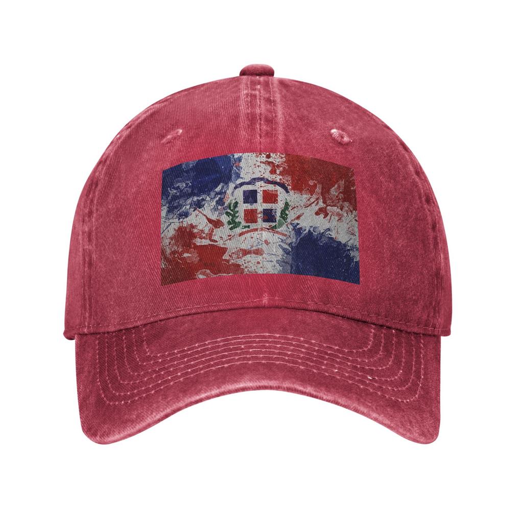 Dominican Republic Flag Denim Cap Casual Baseball Caps Adjustable Hat Summer Unisex Baseball Hats