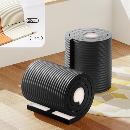 200x20CM Anti-Collision Foam Safety Strip Cuttable Self-Adhesive 1.2 CM Thick Baby Proofing Furniture Corner Desk Table Edge Protector Bumper Guard