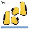 Horse Tendon Boots Set of 4 PU   Guard Boots for Riding Shock Absorbing Jumping  