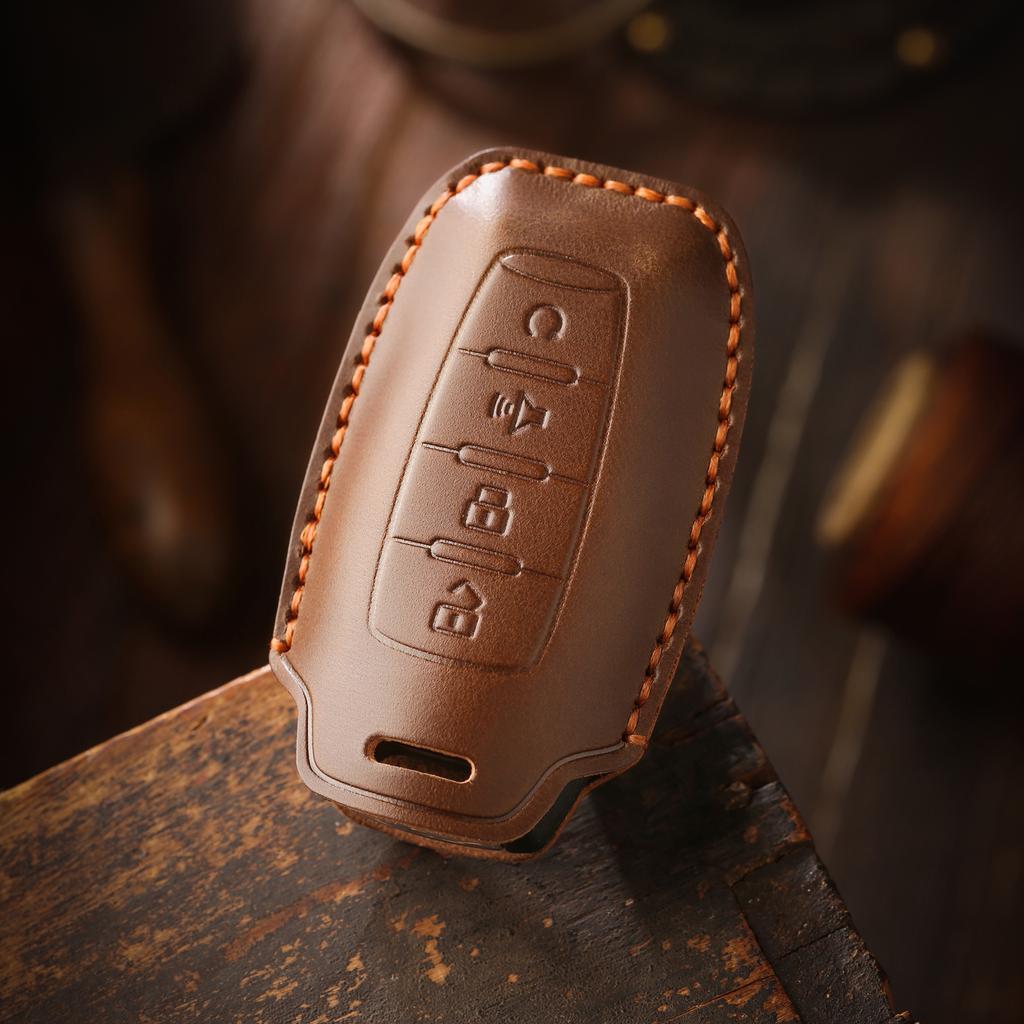 Retro Key Set Is Suitable for Haval H6S H9 M6 First Love Big Dog Great Wall Cannon First Love Handmade Leather Key Bag