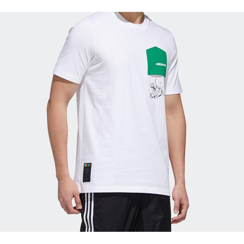 New Adidas x Disney Co branded T Shirt Men's White GP6477