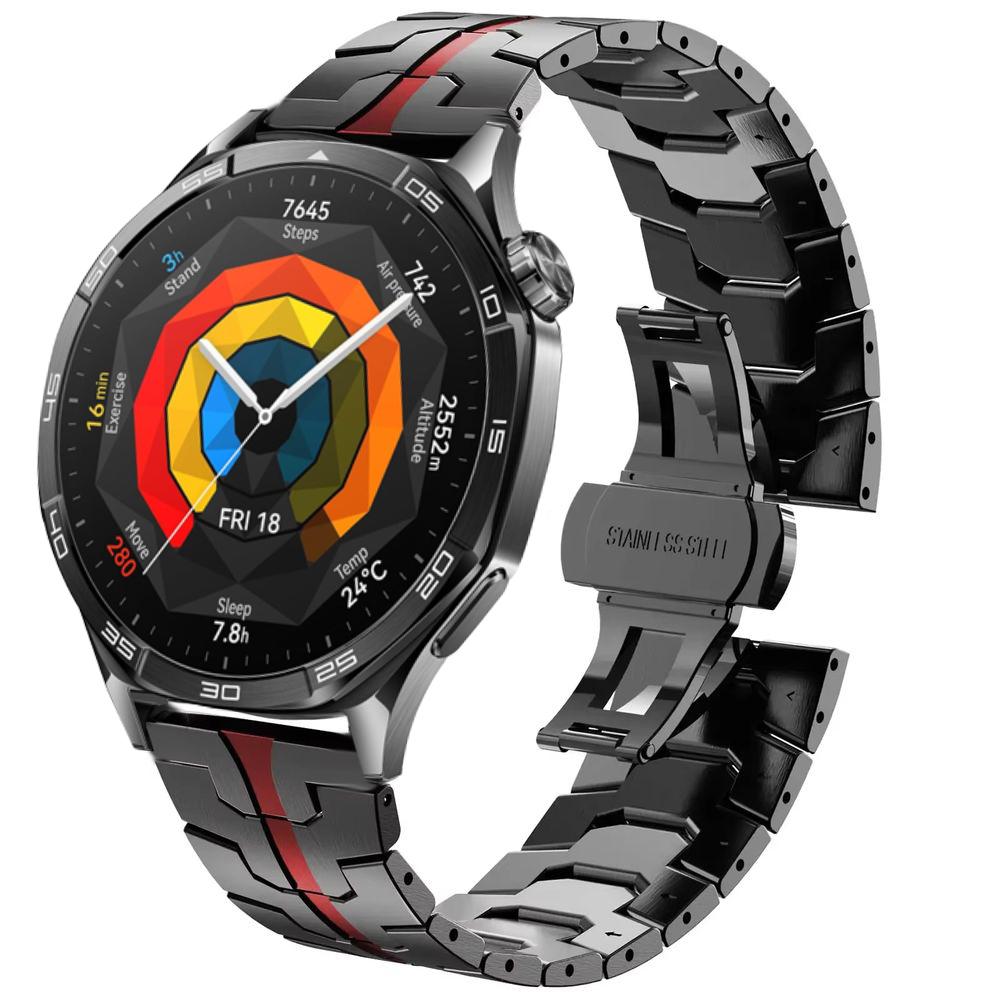 

Металлический ремешок Luxucu 22 мм для Huawei Watch GT 5 Pro GT5 GT4 GT3 GT2 Ремешок из нержавеющей стали для Huawei Watch 5/4/3Pro Браслет Correa Huawei Watch 5 46mm