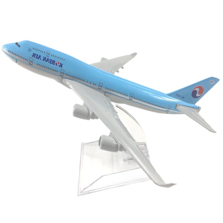 

Korea Airlines Boeing 747 Alloy Airplane Model 16CM синий