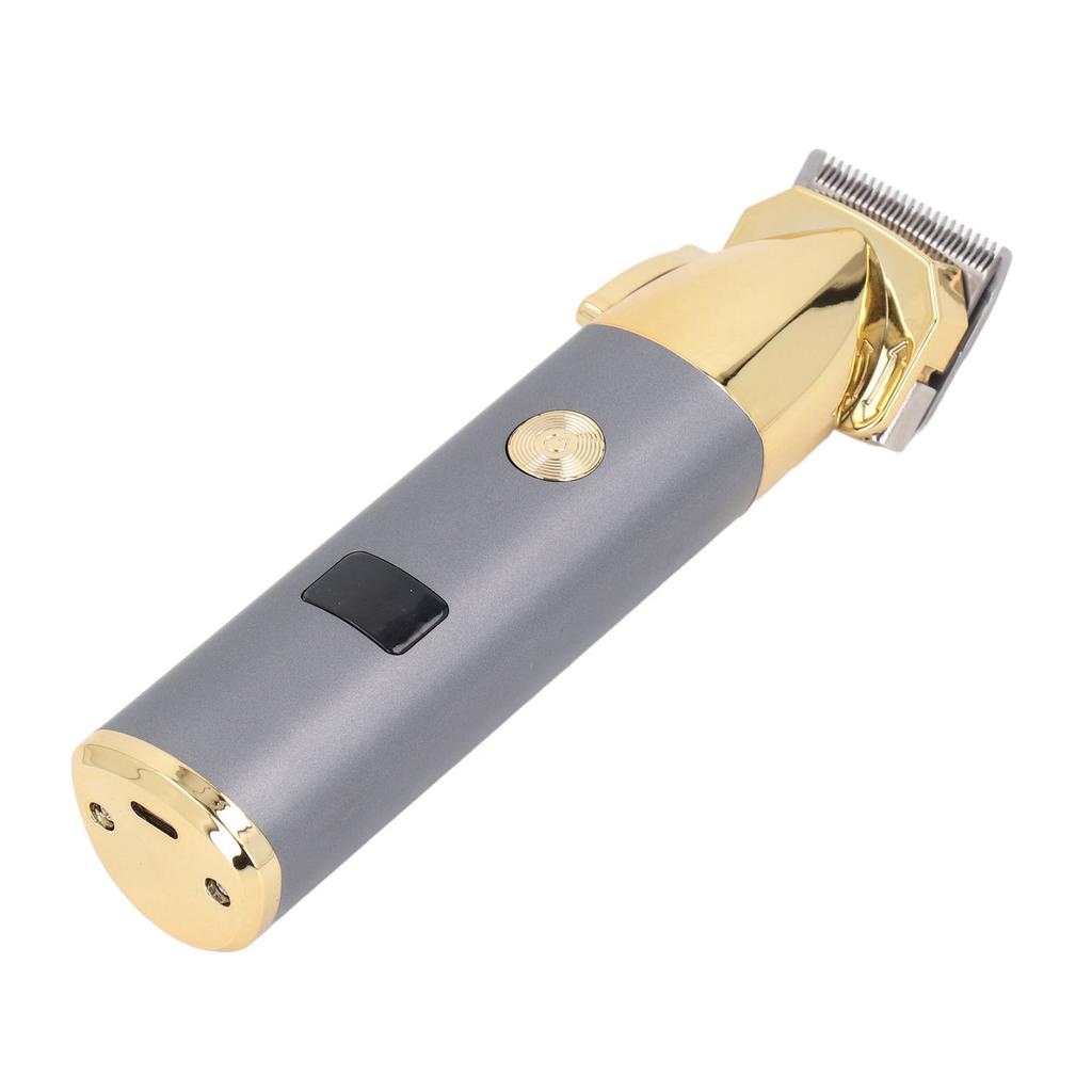Electric Barber Clipper USB Rechargeable Alloy Professional Portable Men Grooming Trimmer for Home