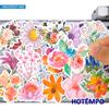 203050Pcs Flower Stickers Cute Graffiti Colorful Plant Decals For Laptop Scrapbook Stationery Luggage Bike Phone Sticker Toys