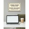 CIFbuy 30x20cm Decorative Tin Sign Office Executive Room Wall Plaque