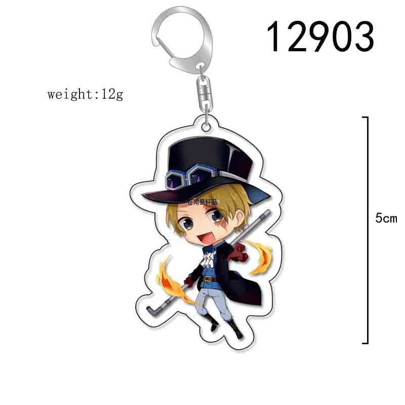 Anime/Cartoon One Piece Keychain/Acrylic Keychain - Luffy, Zoro Acrylic Keychain/Cartoon Keychain Gift