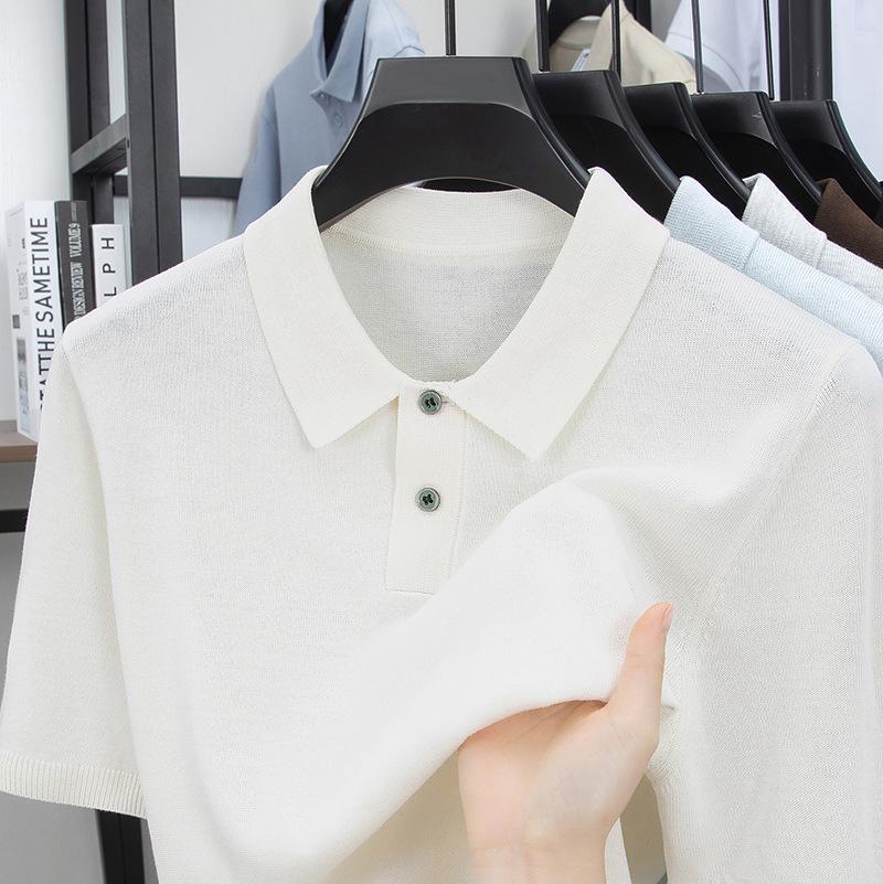 Wind Men spolo Fashion Short Sleeve Lapel Collar T-Shirt M