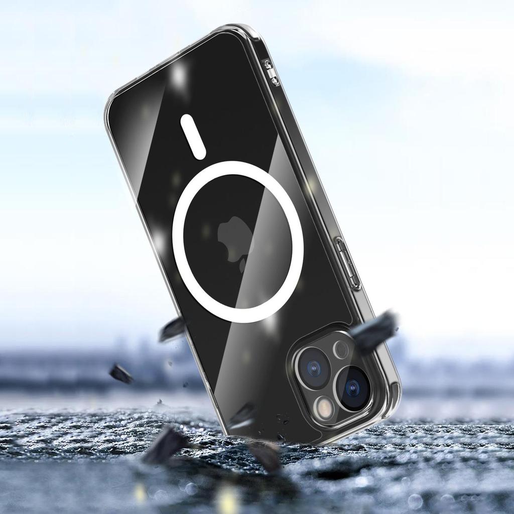 Google Pixel 10 Pro MagSafe-Compatible Transparent Magnetic Phone Case with Wireless Charging and Scratch Resistance