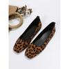 Spring/Autumn Sexy Elegant Fashionable Comfortable and Casual Walking Versatile Wear-Resistant Flat Leopard Print Shoes