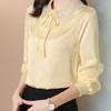High-end Shirt Women's Long-sleeved Top Loose and Fashionable Chiffon Women's
