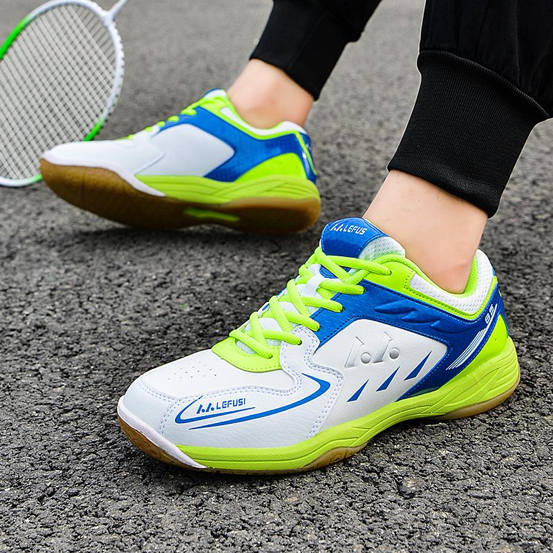 Professional Badminton Shoes Men Women High Quality Anti Slip Volleyball Shoes Light Weight Tennis Sneakers For Couples 36 -45