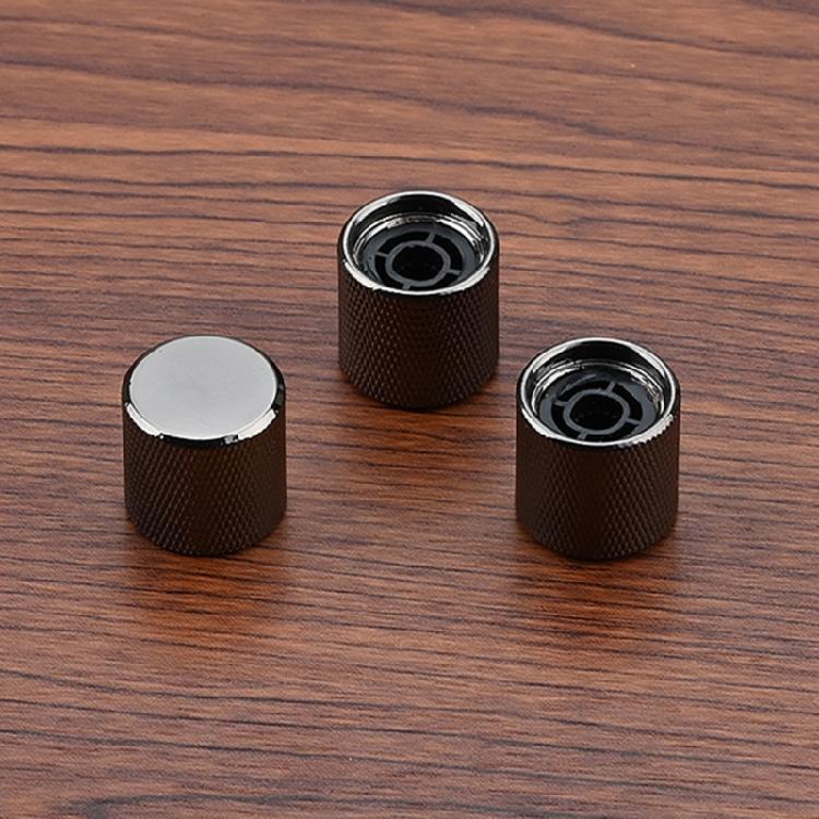 3 Pieces Metal Volume Tone Dome Knob for Electric Guitar or Bass Durable