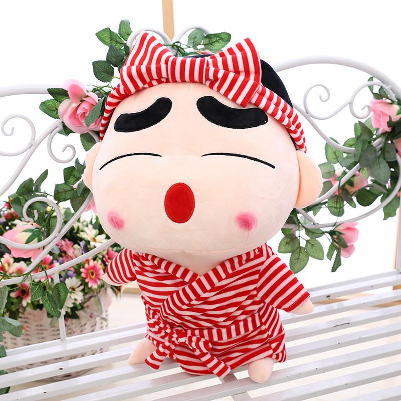 Shin Crayon Chan Plush Toy Bathrobe Multi Expression Stuffed Doll Gift Girl
